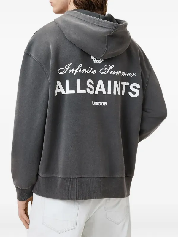 AllSaints logo-print Hoodie | Grey | FARFETCH AllSaints logo-print Hoodie | Grey | FARFETCH