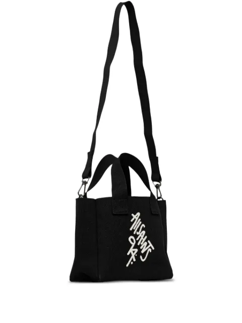 AllSaints logo-embroidered tote bag
