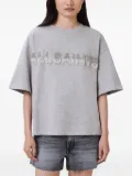 AllSaints Amelie pearl T-shirt - Grey