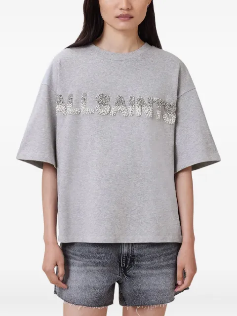 AllSaints Amelie pearl T-shirt