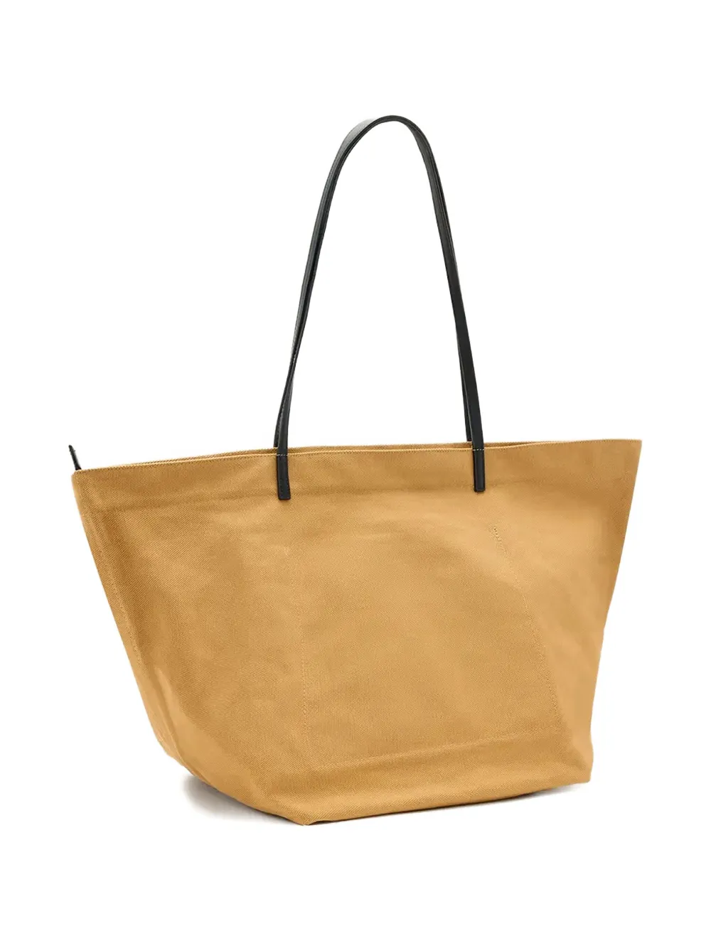 AllSaints logo-plaque tote bag - Geel