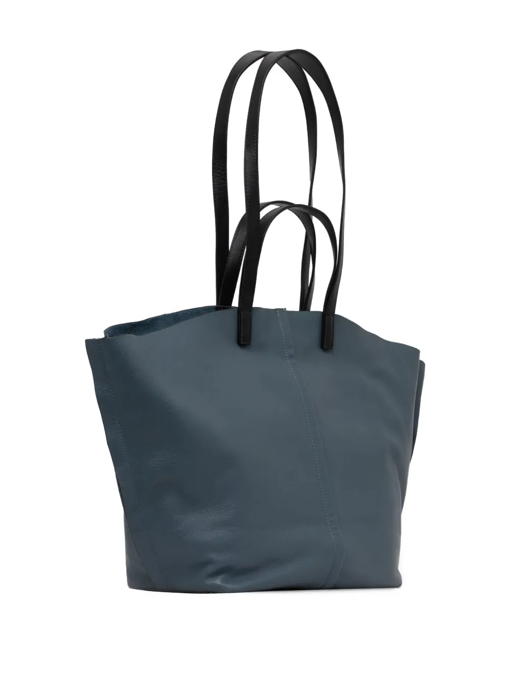 AllSaints leather tote bag - Blauw