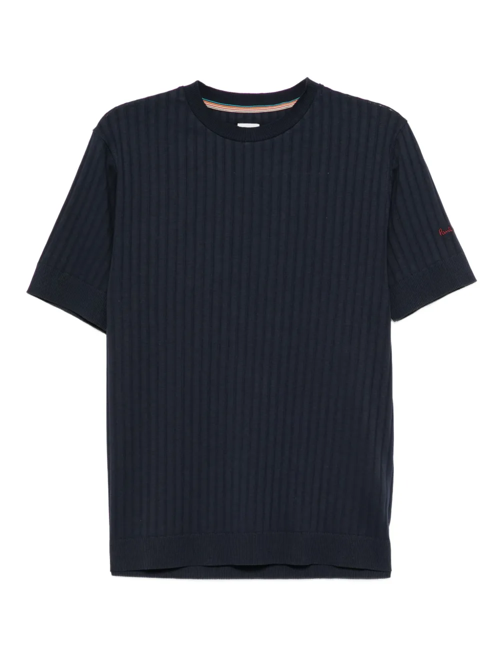 Paul Smith リブ Tシャツ - ブルー Paul Smith リブ Tシャツ - ブルー