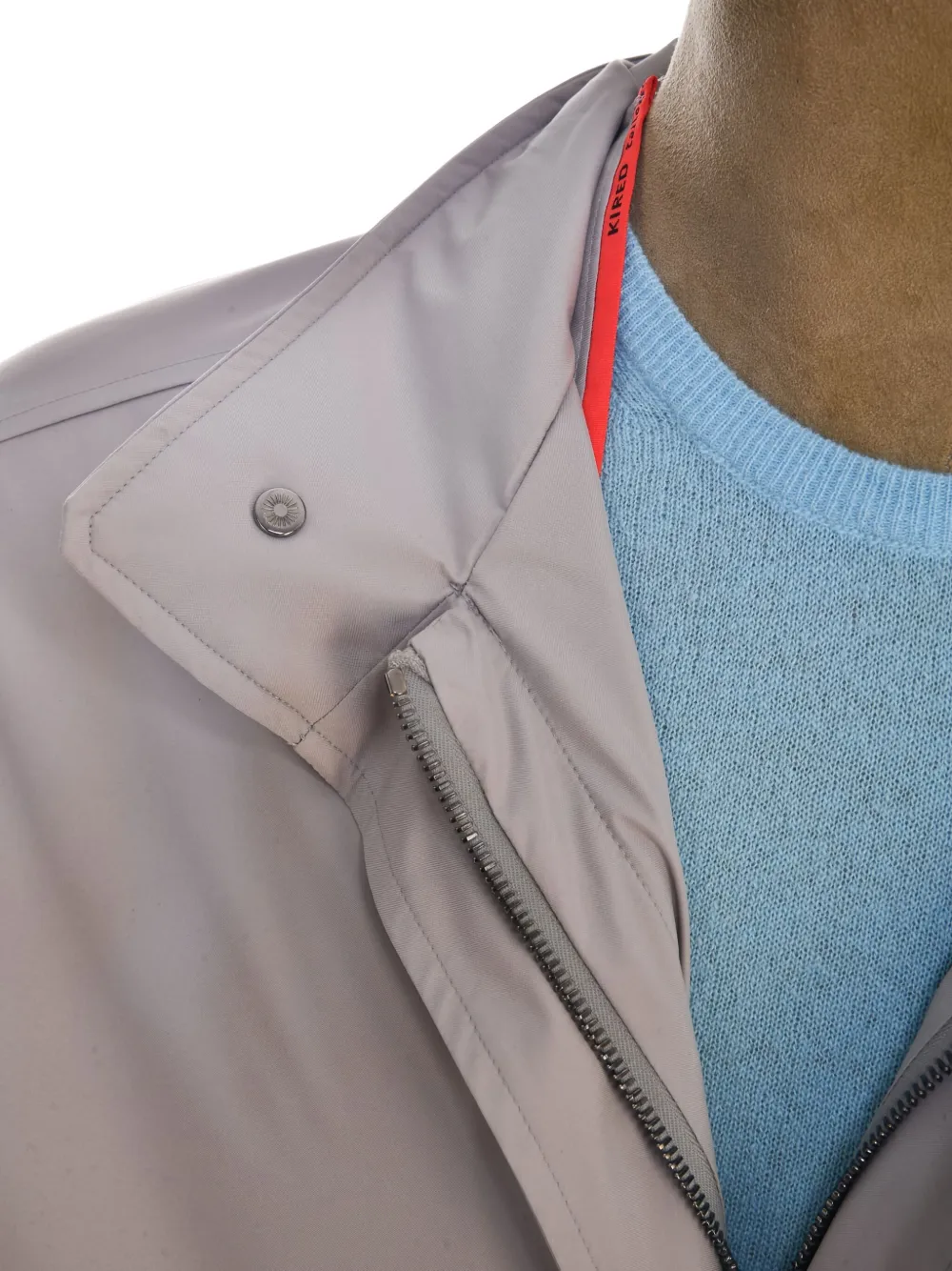 Kiton Kired Bomam flap-pocket bomber jacket Grijs