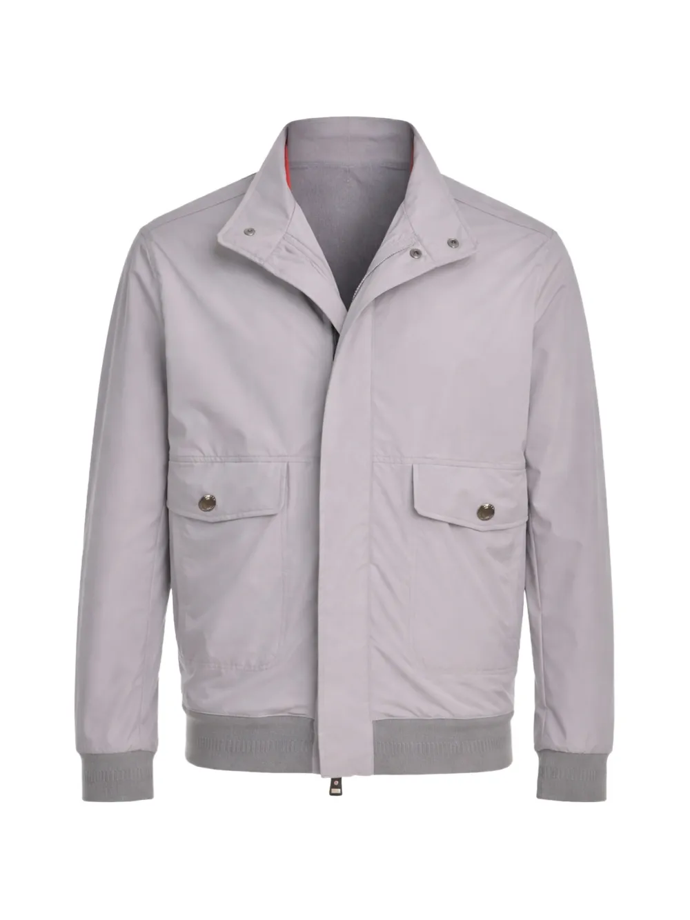 Kiton Kired Bomam flap-pocket bomber jacket - Grigio