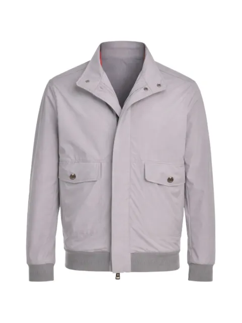 Kiton Kired Bomam flap-pocket bomber jacket