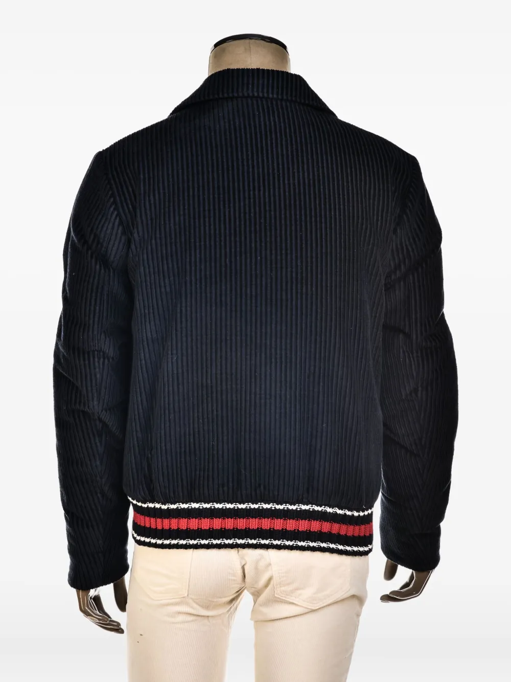 Kiton Sangro corduroy jacket Zwart