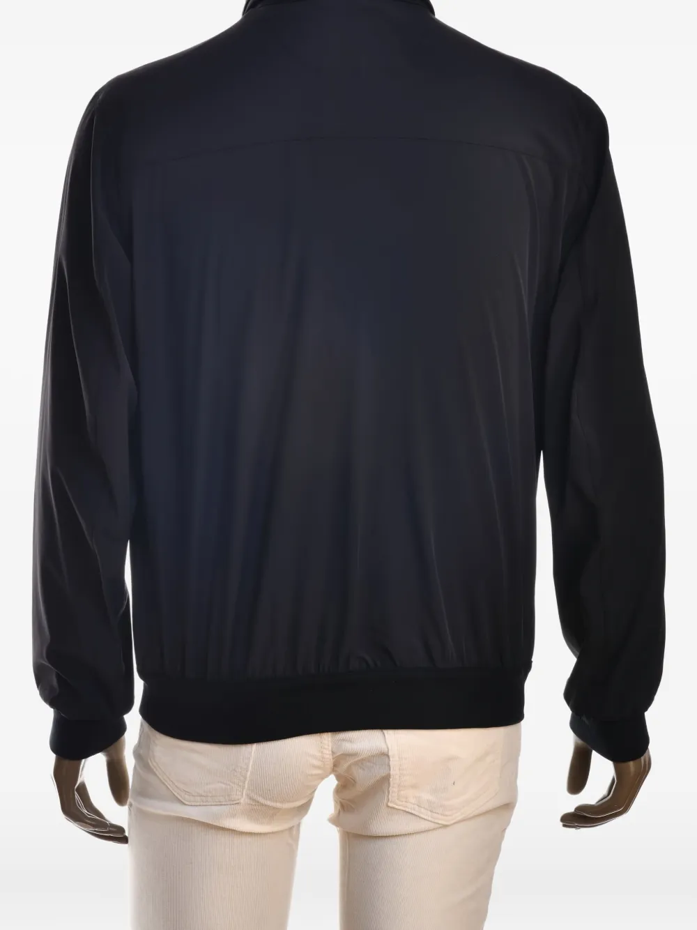 Kiton Bomberjack met rits Zwart