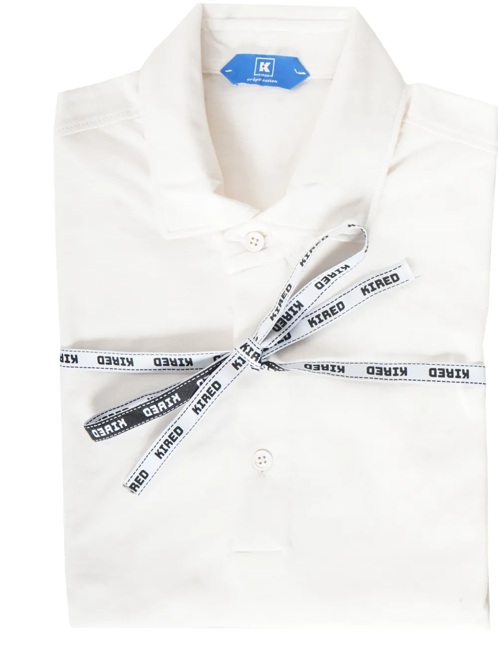 Kiton Posi short-sleeve polo shirt Wit
