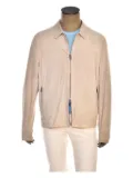 Kiton Roy lambskin zip-front jacket - Blue