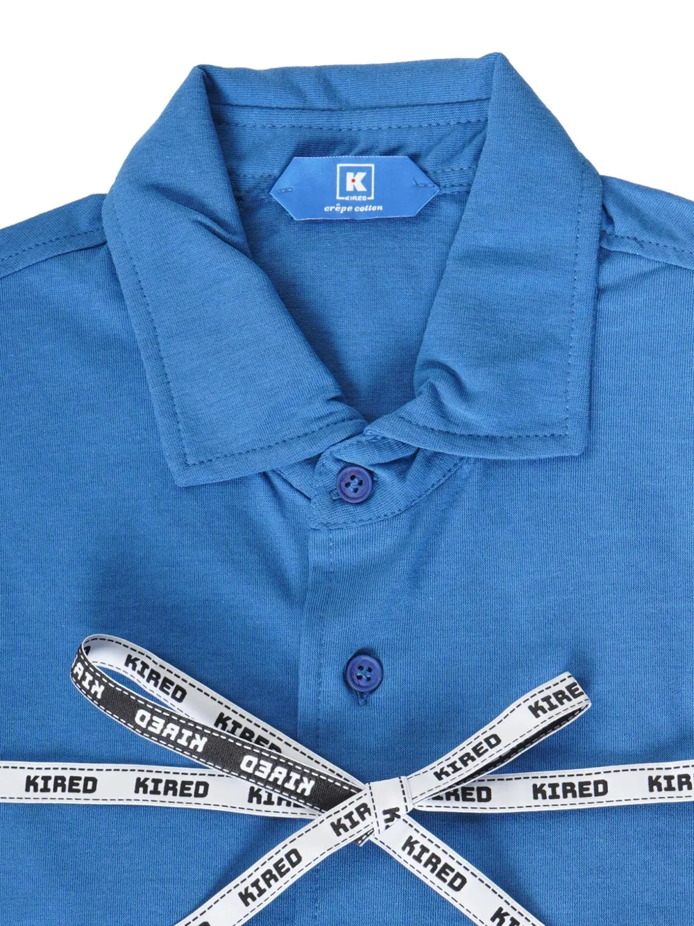 Kiton long-sleeve shirt - Blauw