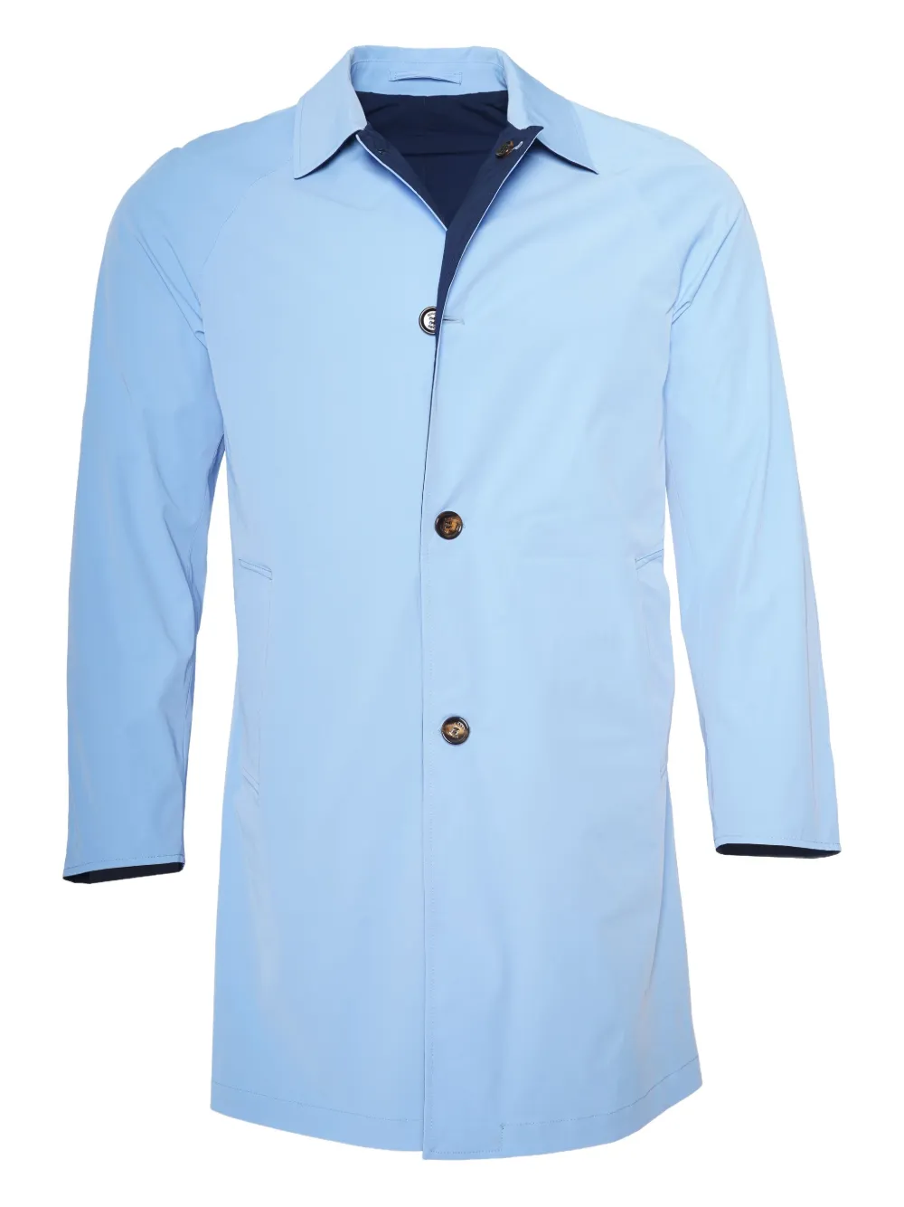Kiton Kim omkeerbare jas Blauw
