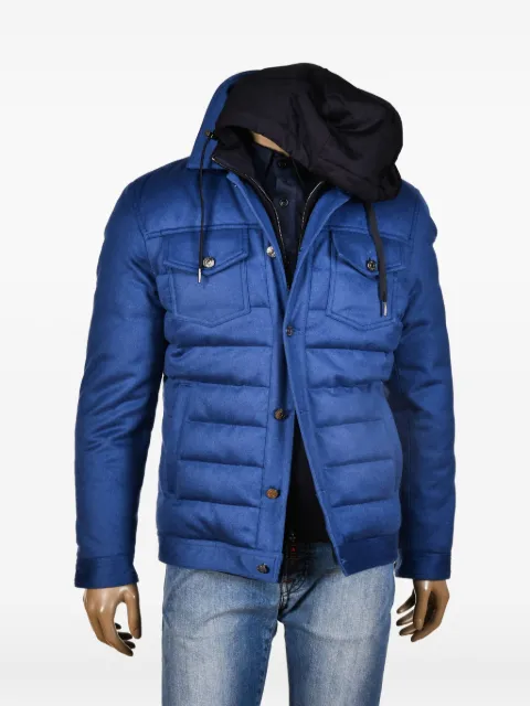 Kiton Erta detachable-hood jacket