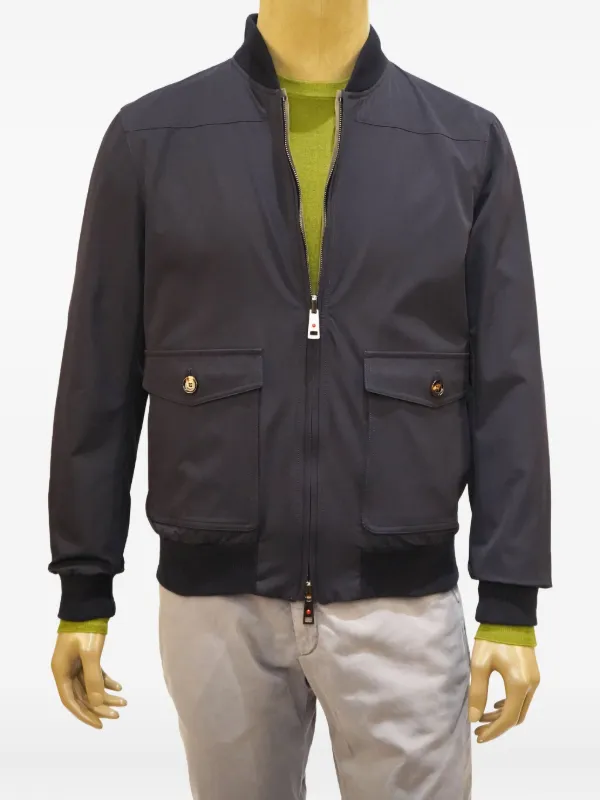 Kiton Kired Penna リバーシブル ジャケット | ブルー | FARFETCH JP