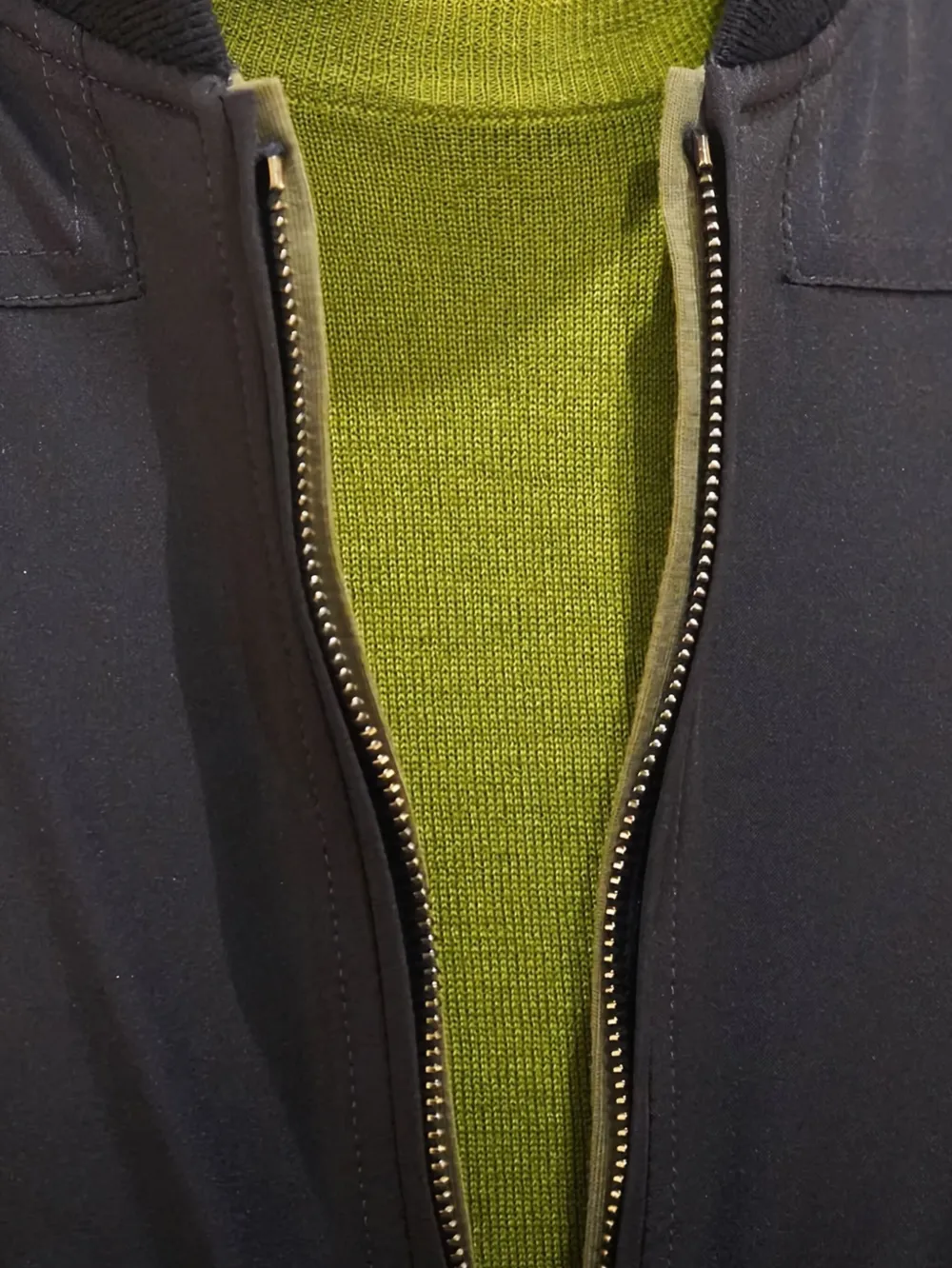 Kiton Kired Penna omkeerbaar jack met zak Blauw