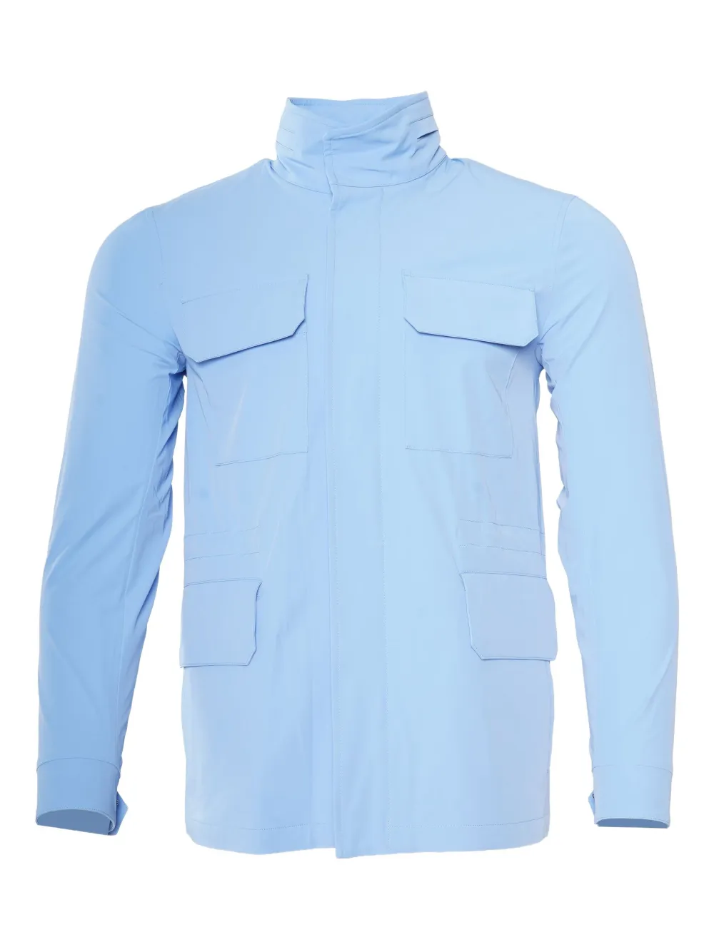 Kiton Kired Yari jack met klepzakken Blauw
