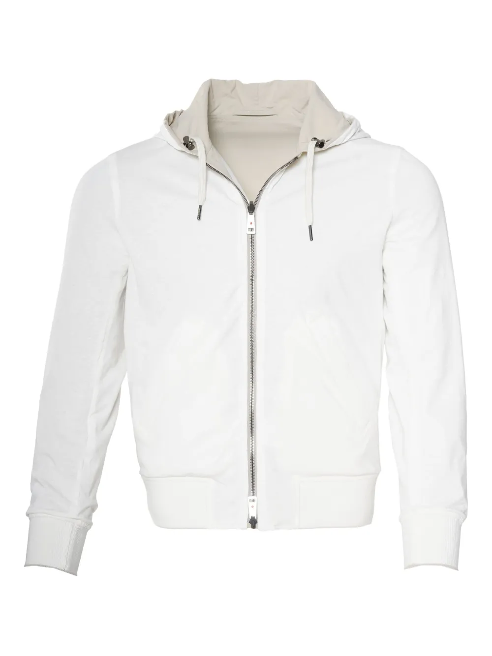 Kiton Jeff omkeerbaar jack met capuchon Beige
