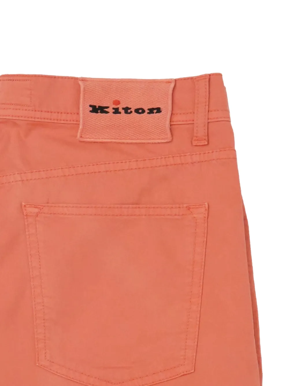 Kiton Chino shorts Oranje