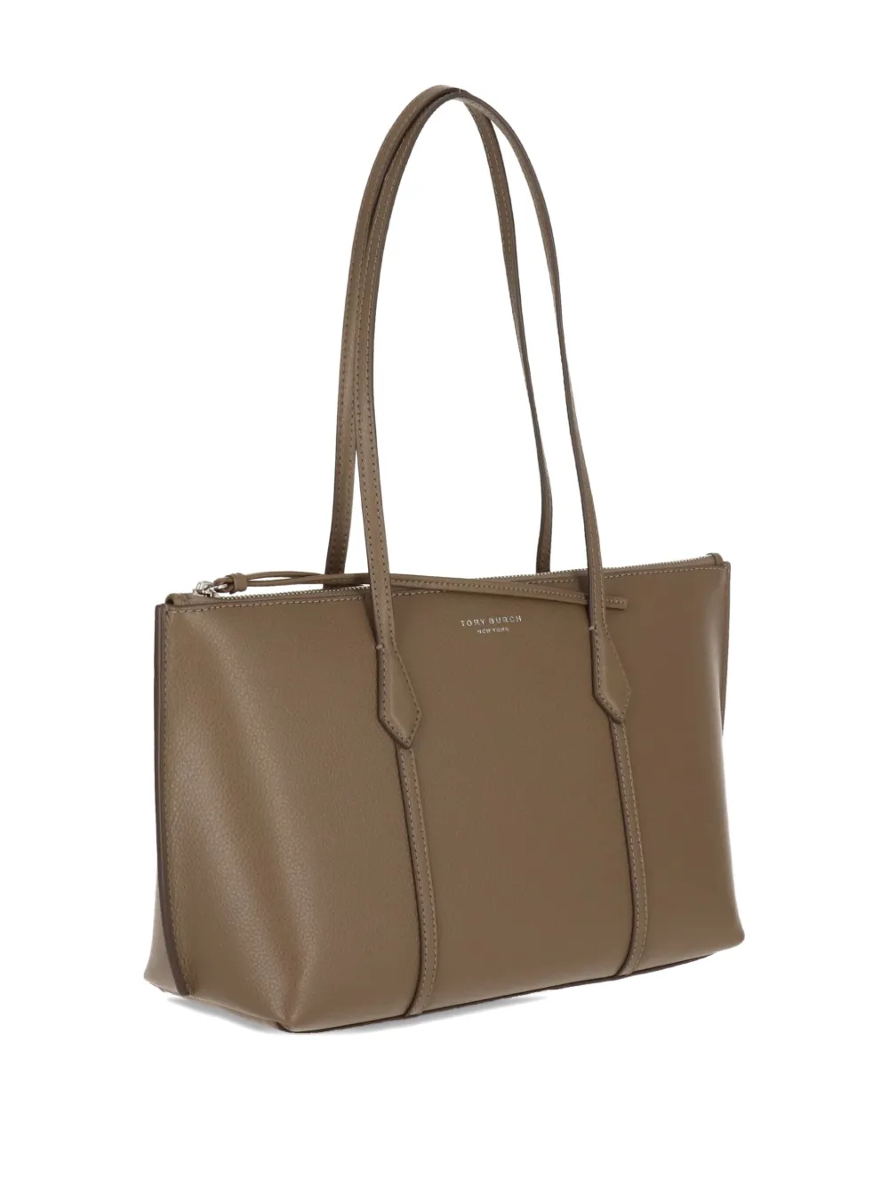 Tory Burch Perry zip-top leather tote bag Bruin