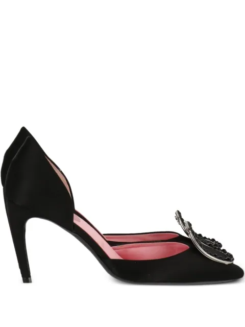 Roger Vivier Scarpin de cetim com fivela