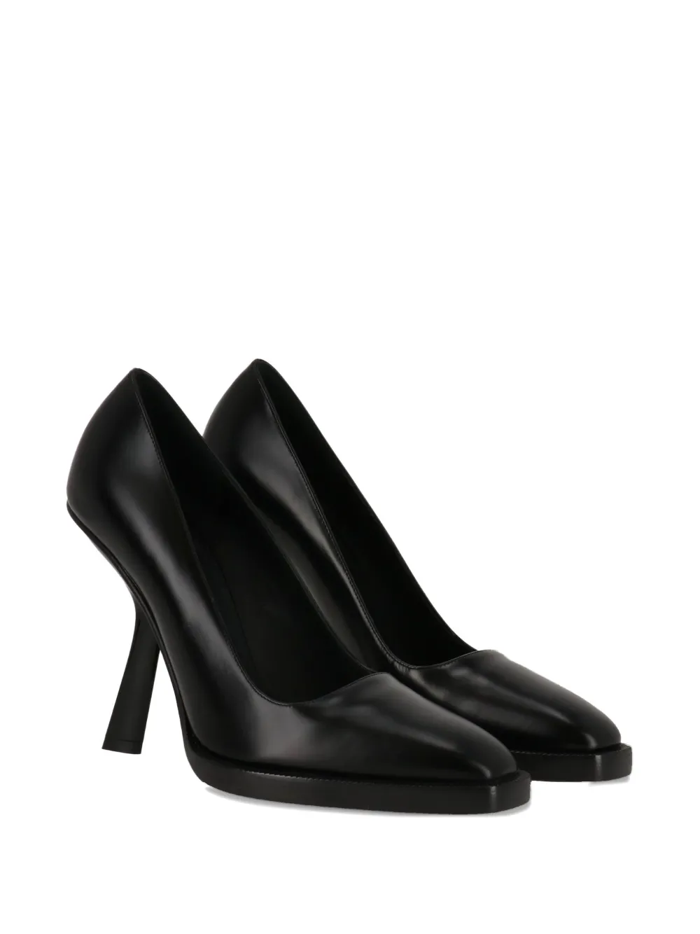 Ferragamo 110mm Sculpted-heel Pointed-toe Pumps In Black