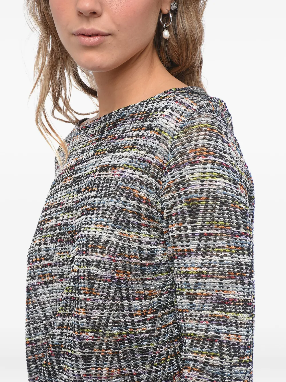 Missoni Trui met geometrisch patroon Groen