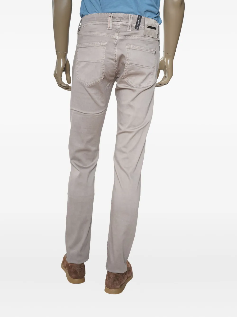 Sartoria Tramarossa Michelangelo katoenen broek - Grijs