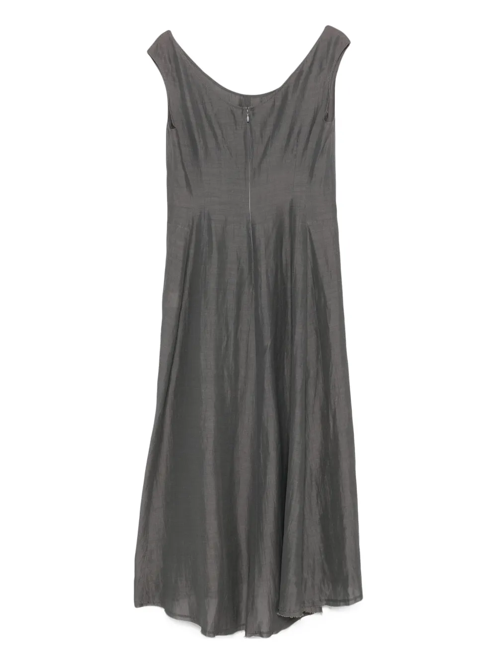 Yohji Yamamoto Pre-Owned 2010s mouwloze jurk met A-lijn - Grijs