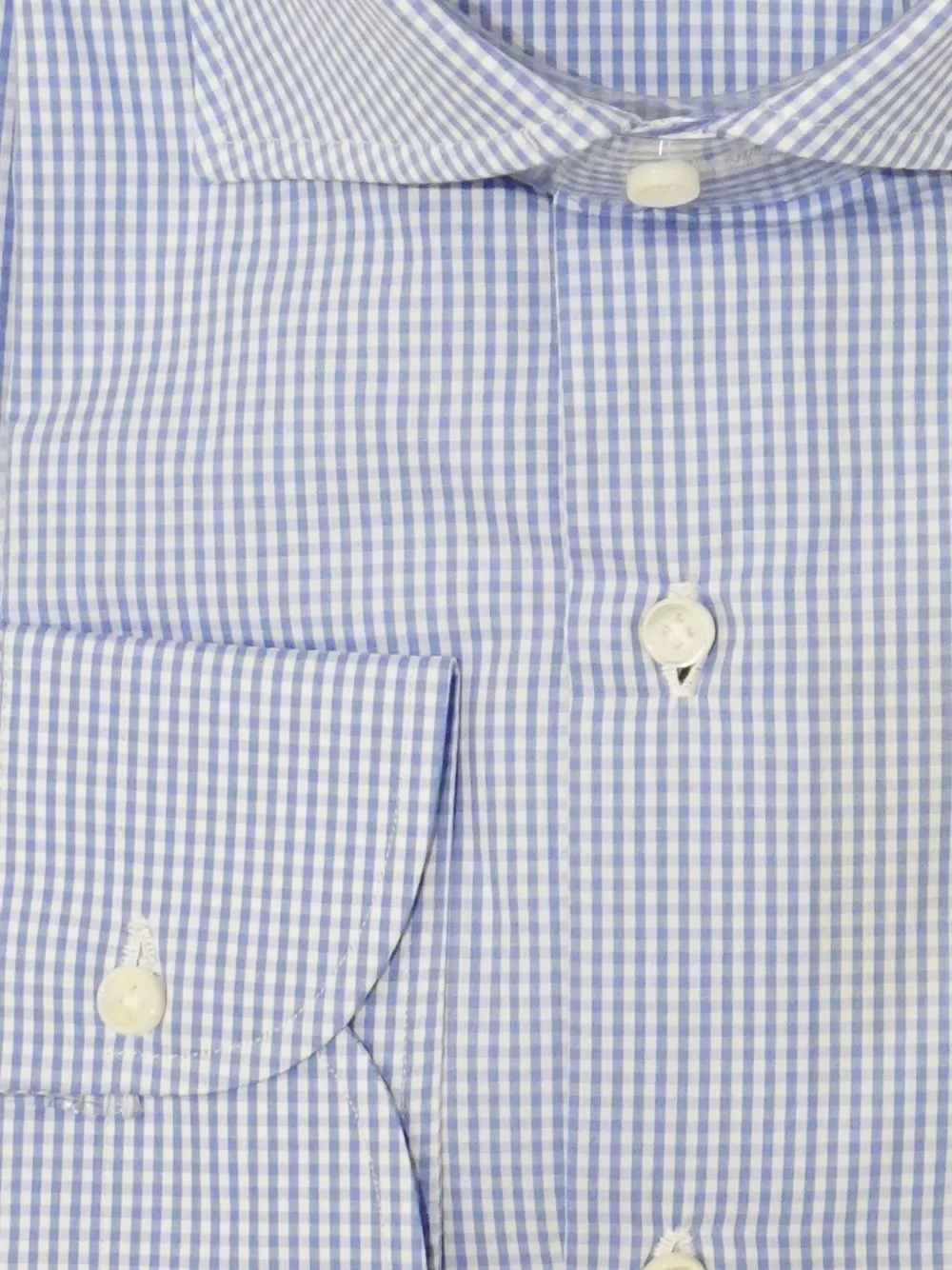 Sartorio Napoli Gingham Cotton Shirt In Black