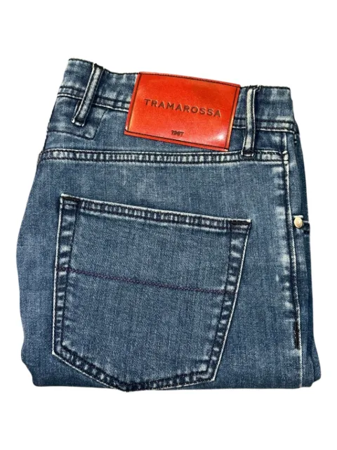 Sartoria Tramarossa logo-patch denim shorts