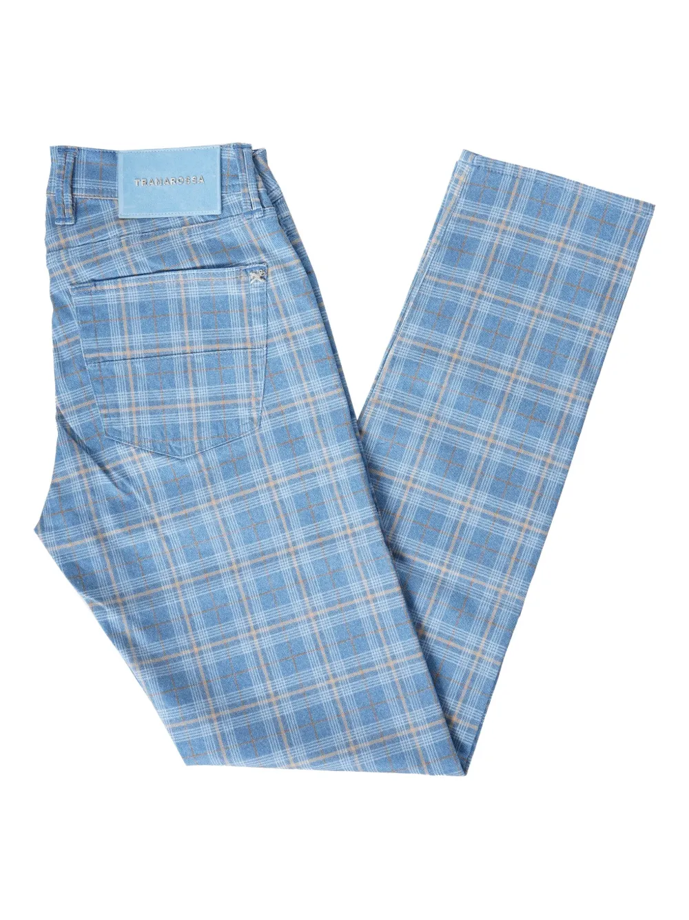  Sartoria Tramarossa Checked Trousers - Blue 