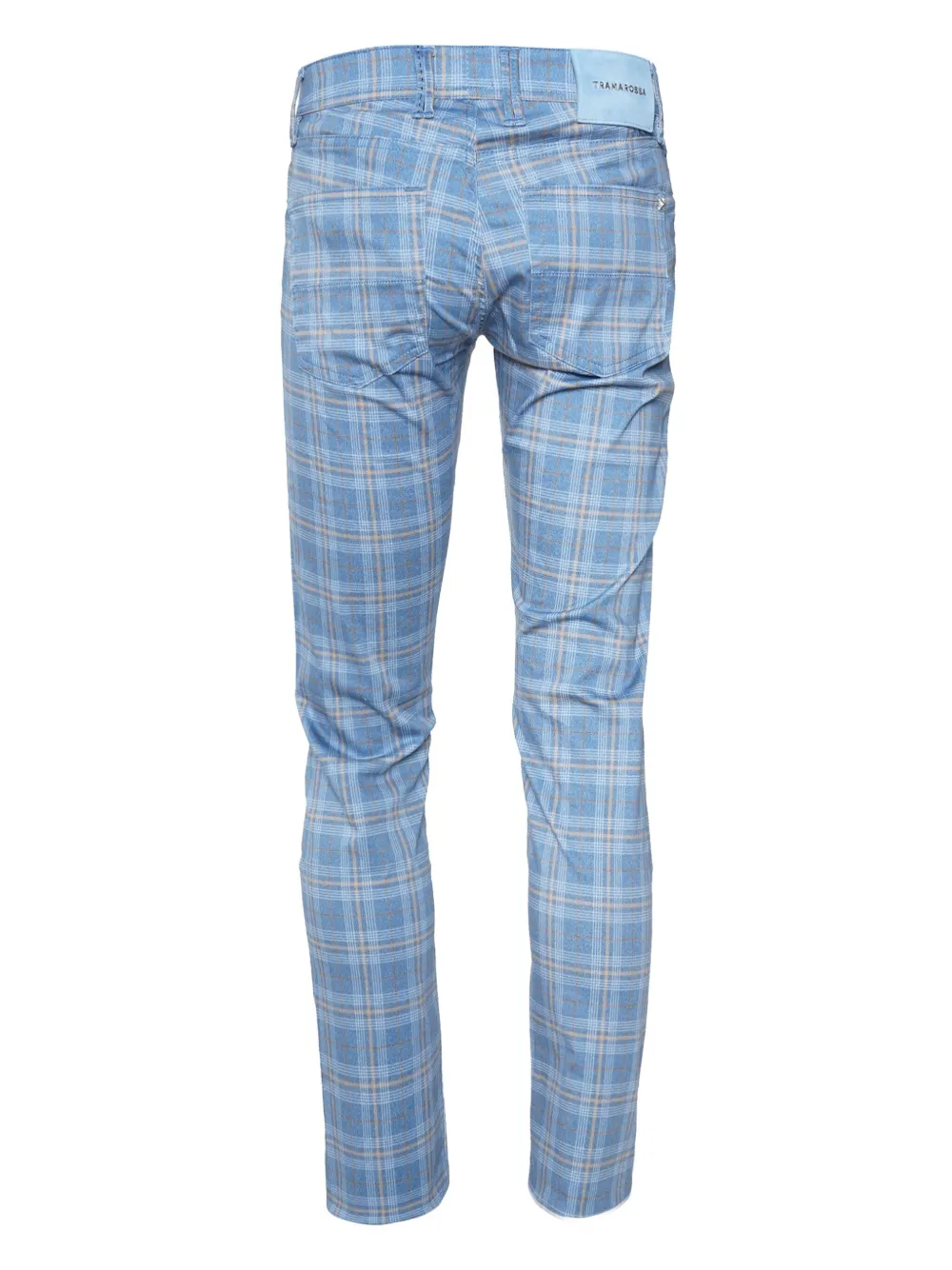  Sartoria Tramarossa Checked Trousers - Blue 