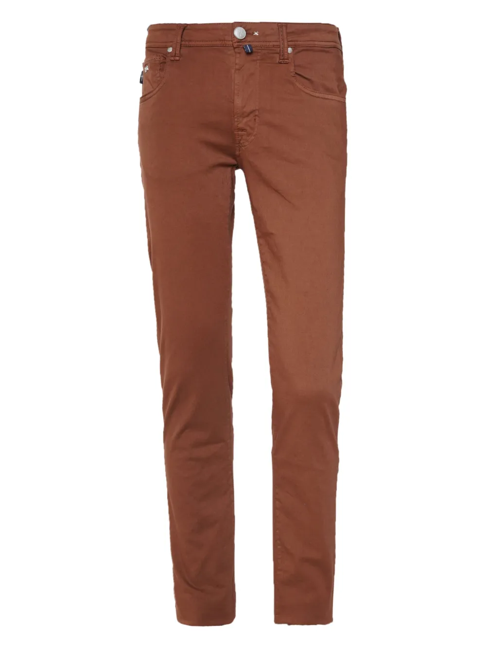 solid cotton trousers