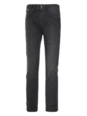 Jacob Cohën フェイデッド スリムジーンズ | ブラック | FARFETCH JP