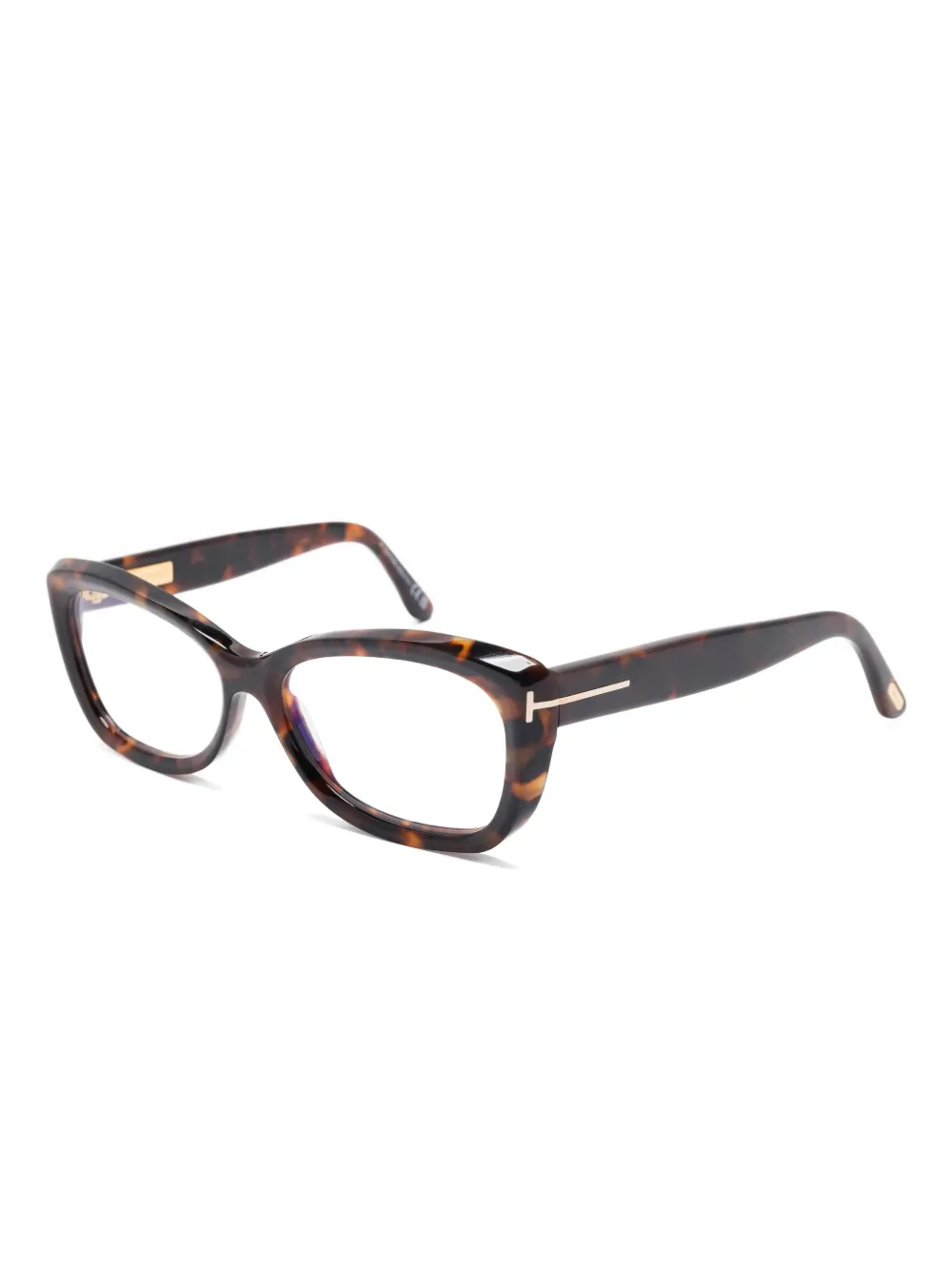 TOM FORD Eyewear tortoiseshell cat-eye glasses | Men | Image 2