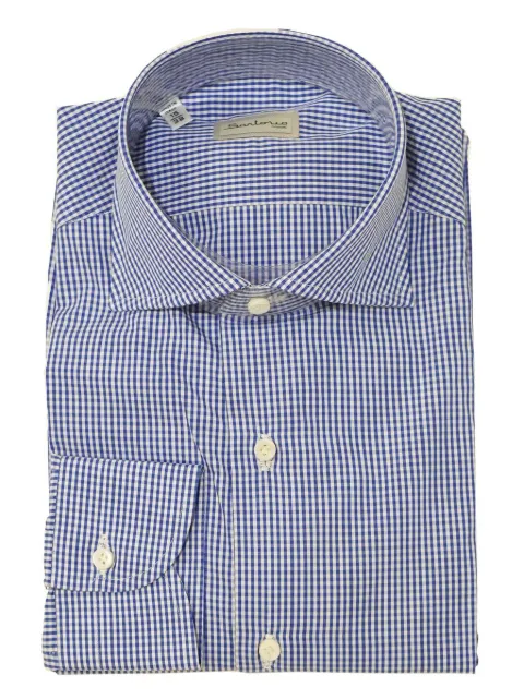 SARTORIO NAPOLI camisa con motivo de cuadros gingham