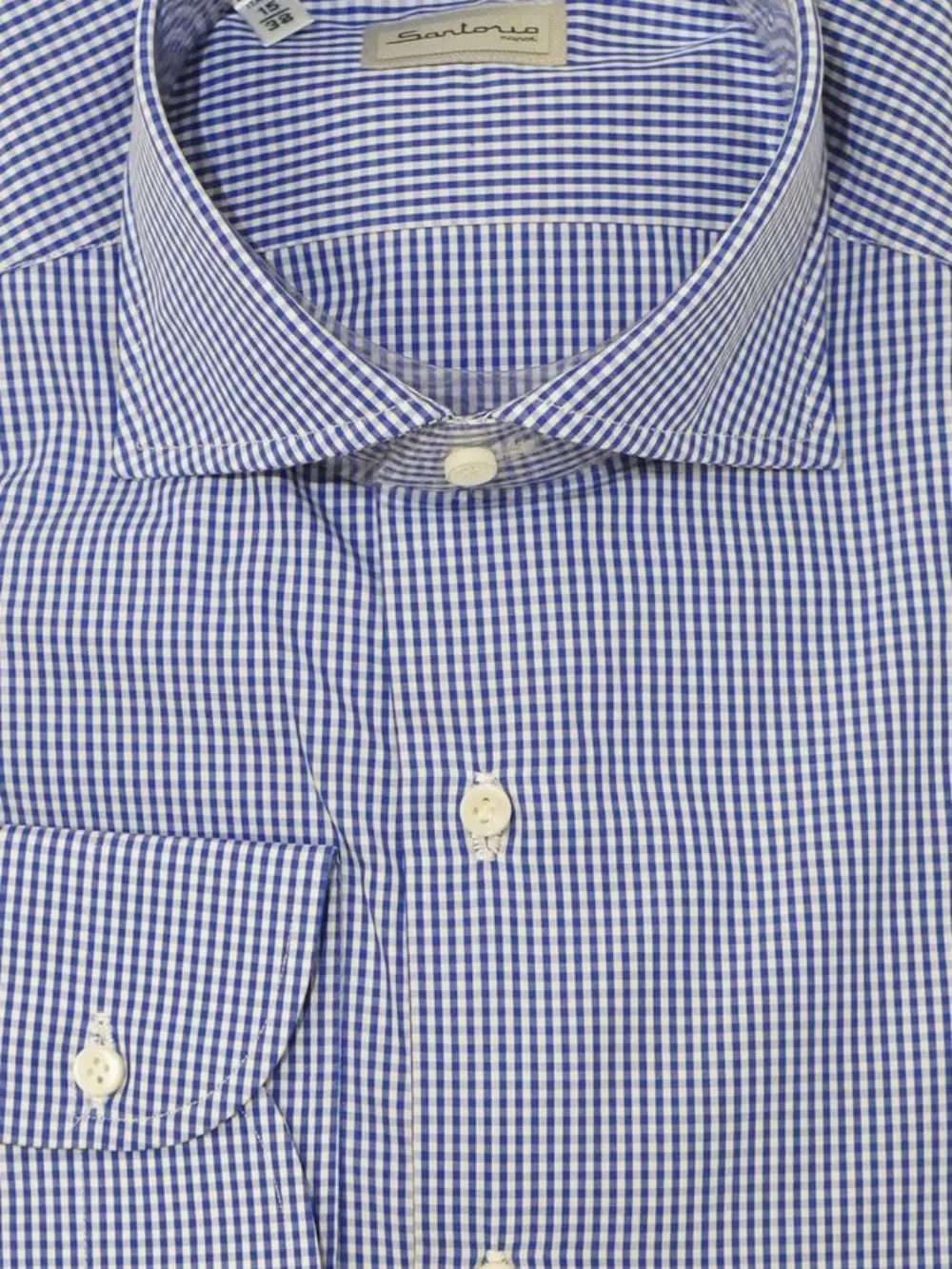SARTORIO NAPOLI gingham-check cotton shirt | Image 2