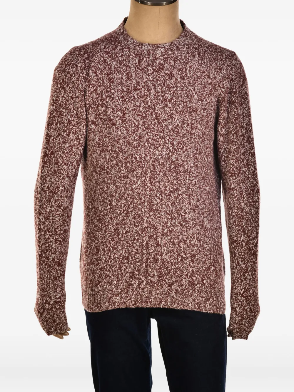 Fedeli Trui met ronde hals Rood