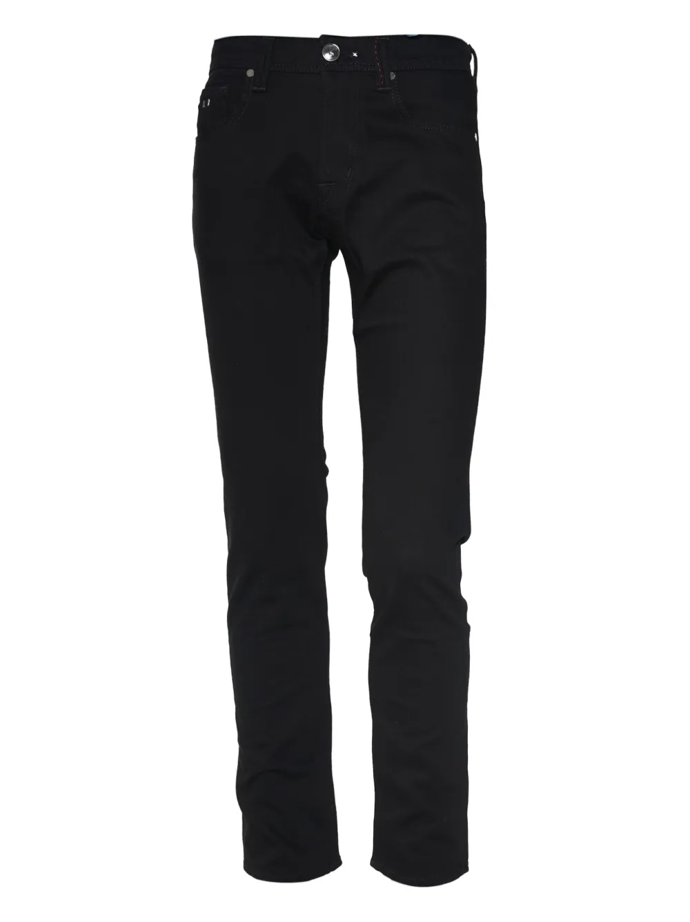 Sartoria Tramarossa Broek met logopatch Zwart