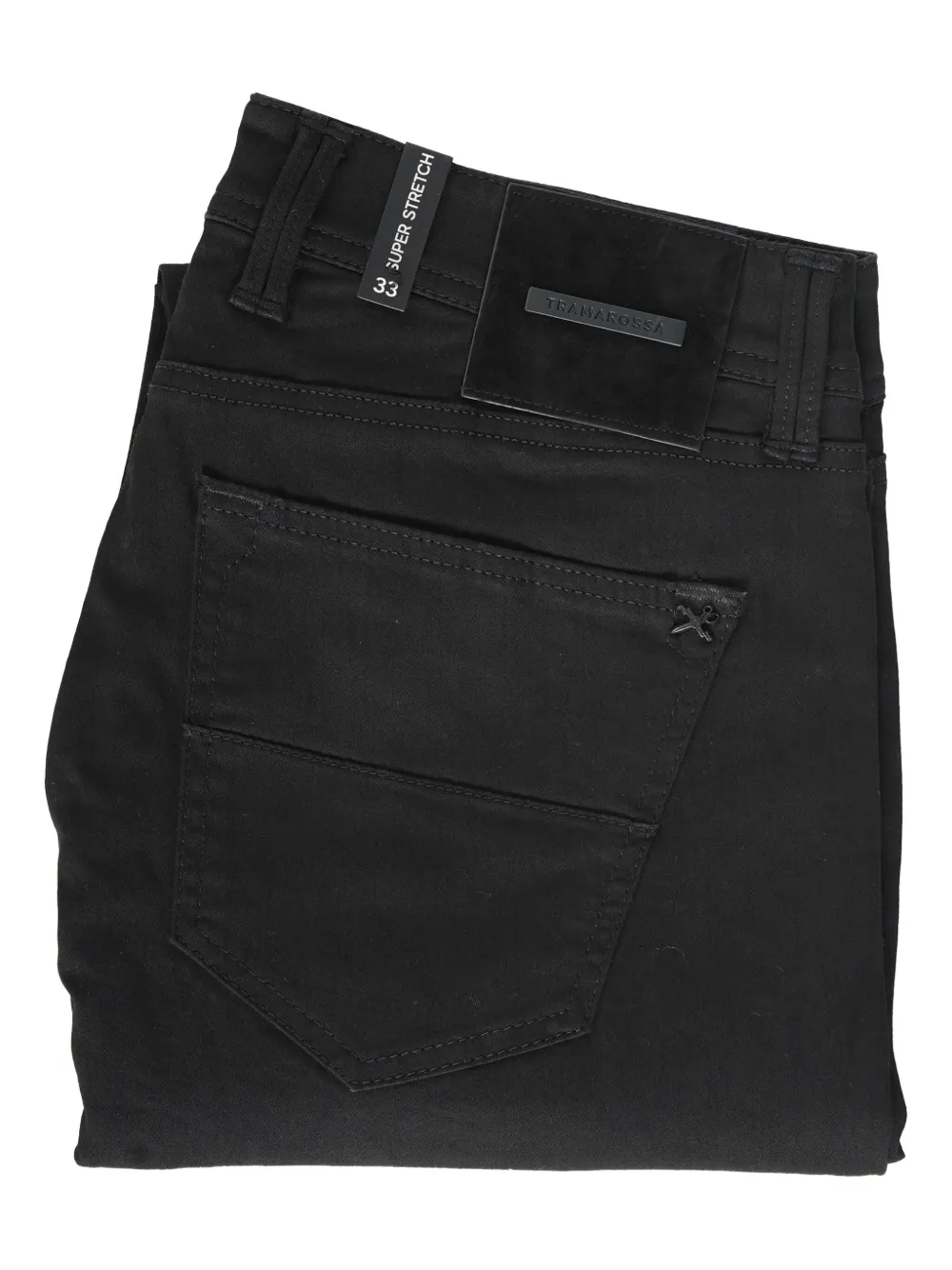 Sartoria Tramarossa Broek met logopatch Zwart