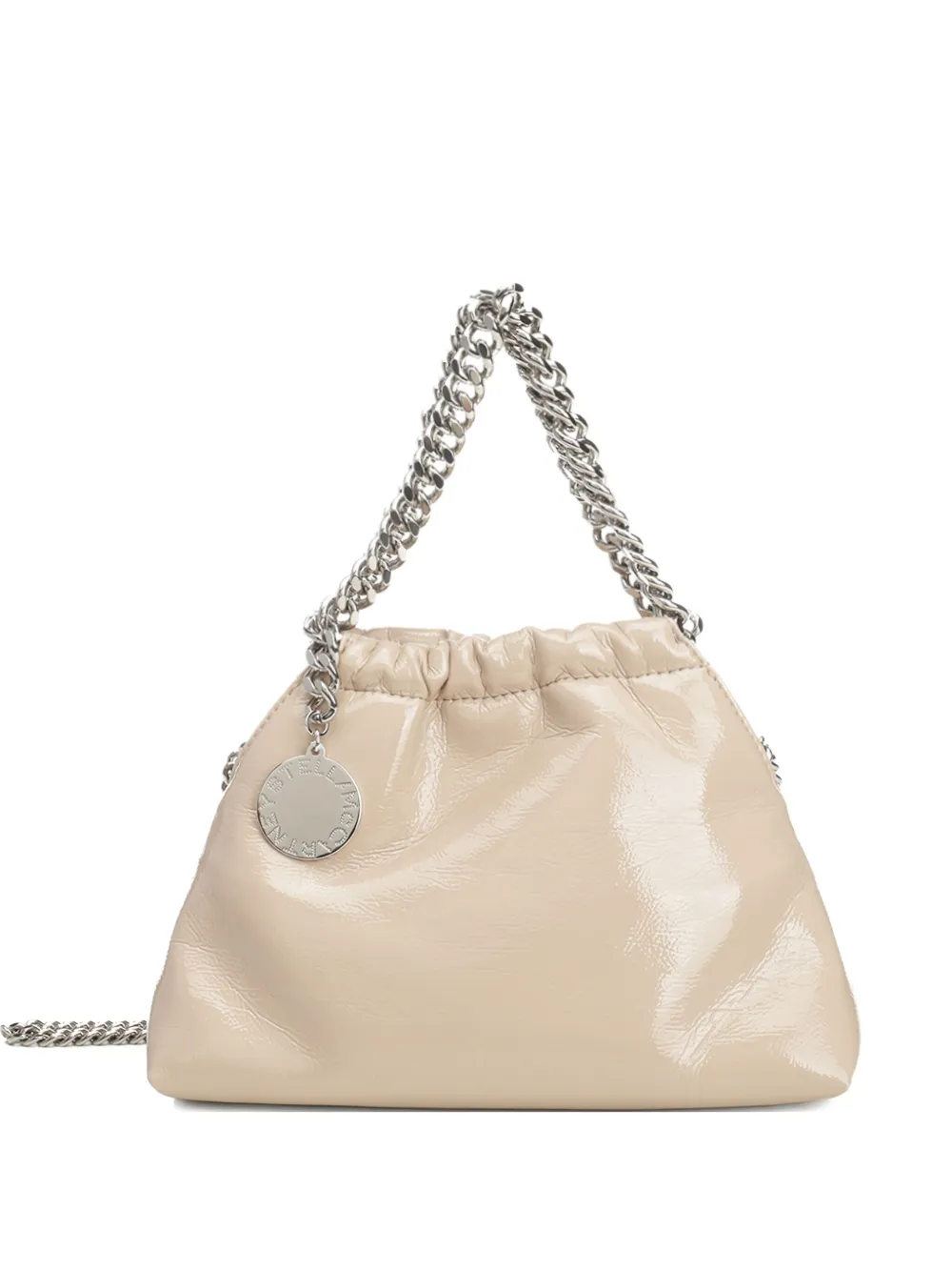 Stella McCartney Falabella chain-trimmed tote bag Beige