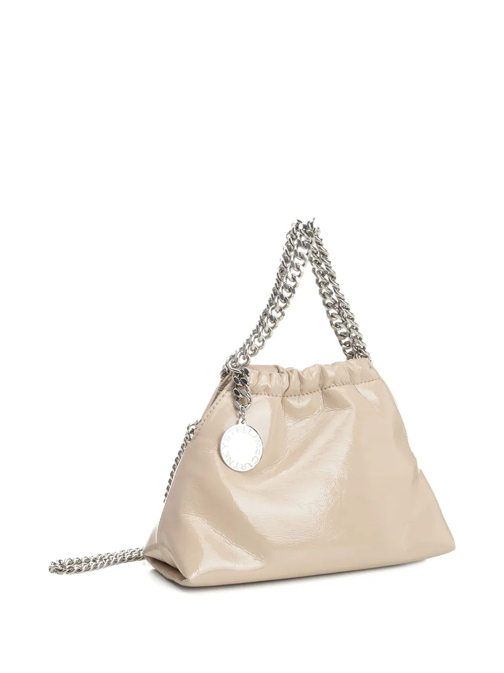 Stella McCartney Falabella chain-trimmed tote bag Beige