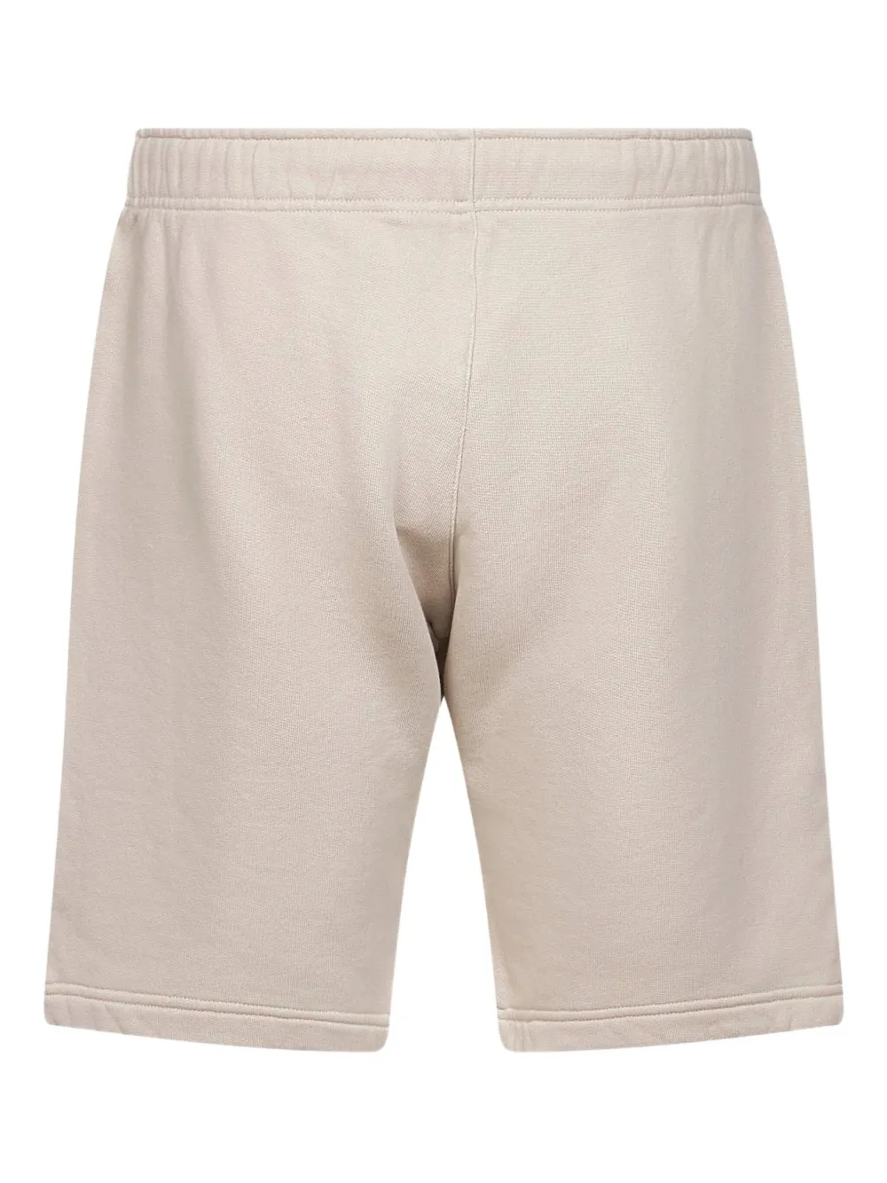 Autry Shorts met elastische tailleband en logopatch Beige