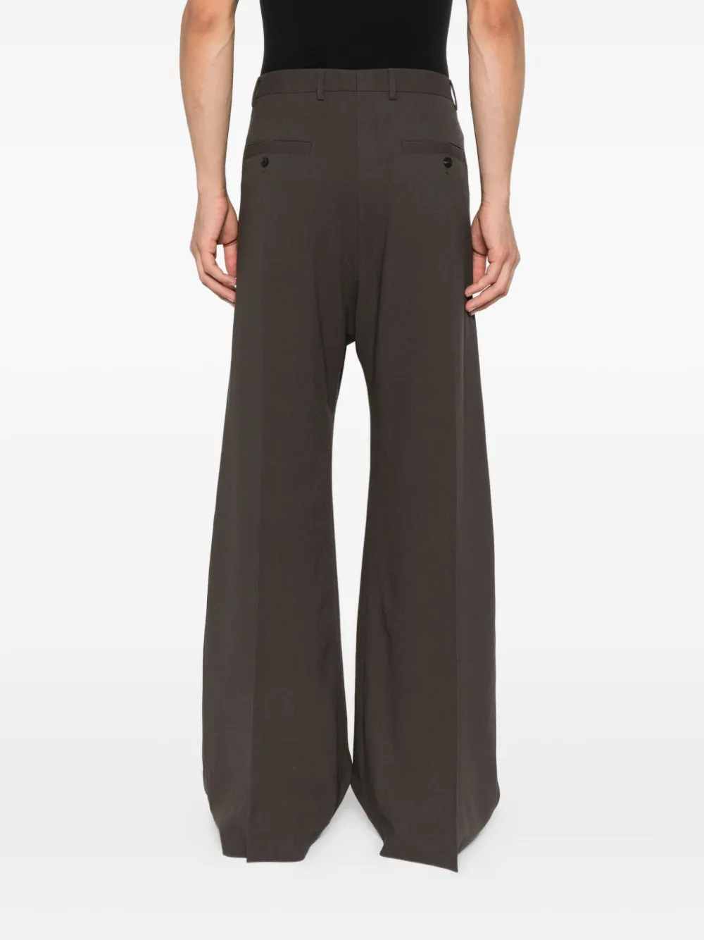 Rick Owens Broek met rits Bruin