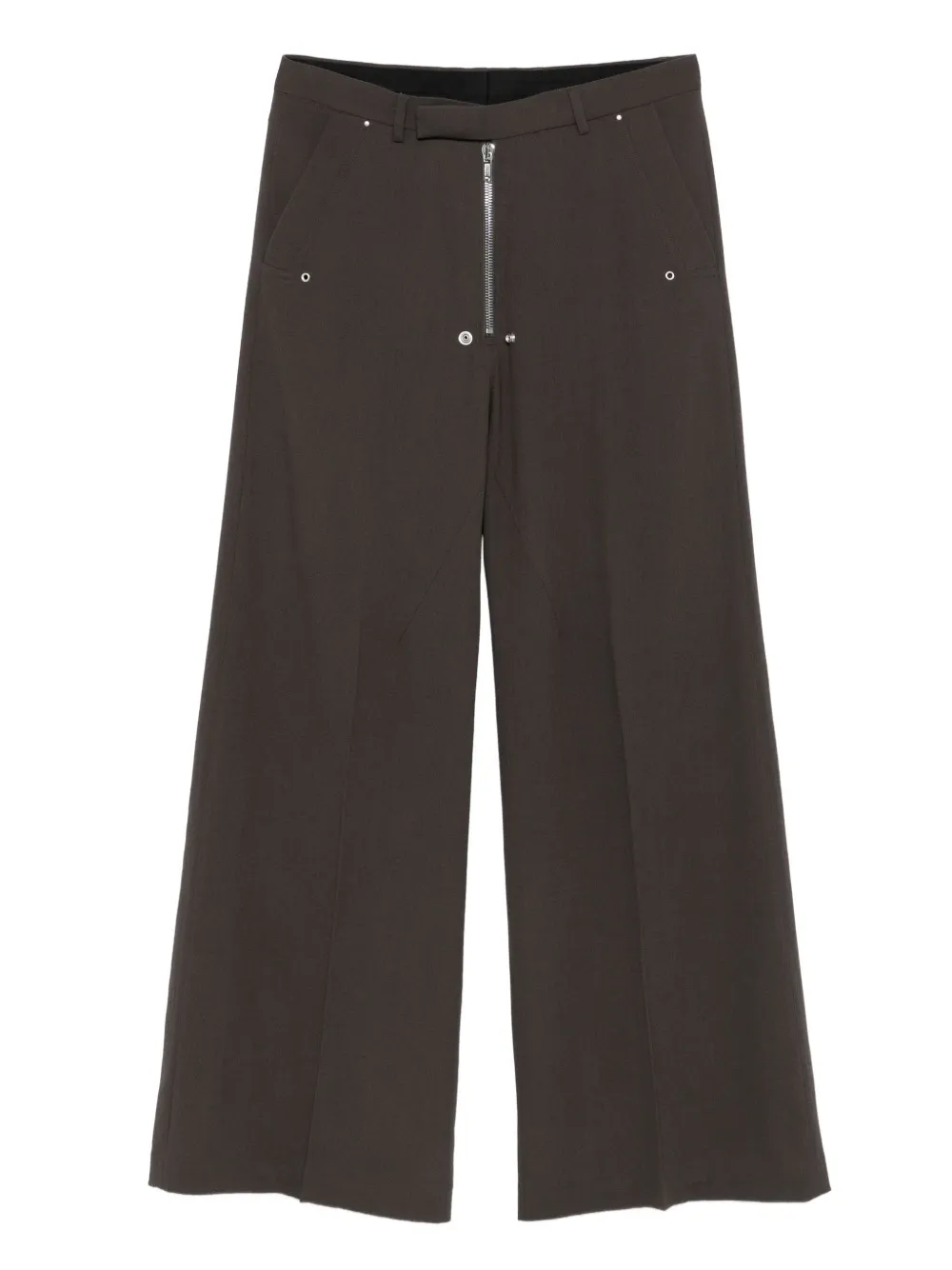 Rick Owens Broek met rits Bruin