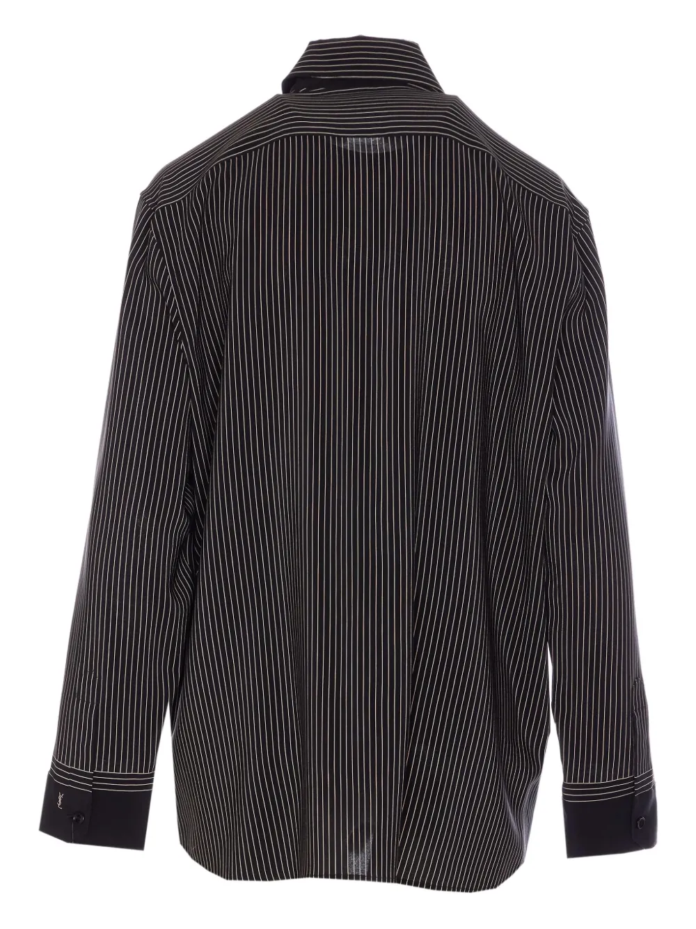 Saint Laurent striped shirt Zwart