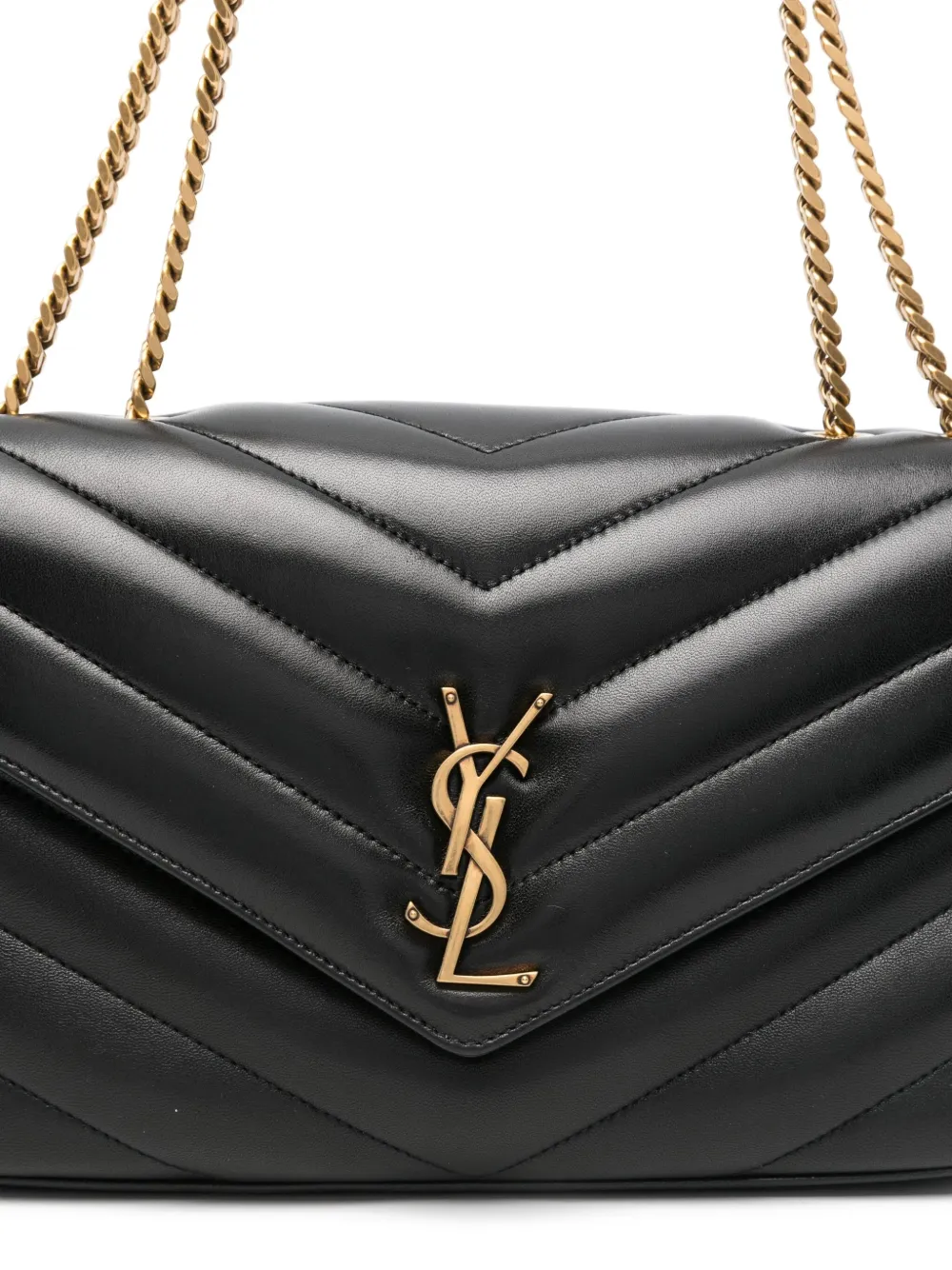 Saint Laurent medium Loulou bag Zwart