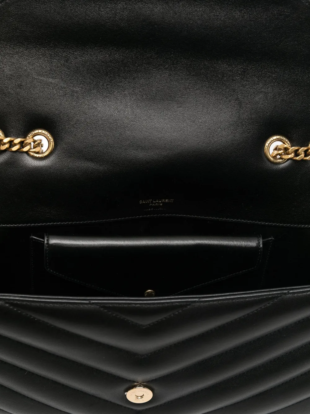 Saint Laurent medium Loulou bag Zwart