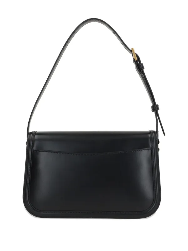 ショルダーバッグ・ポシェット Saint Laurent Black Leather Solferino Shoulder Bag Saint Laurent Black Leather Shoulder Bag