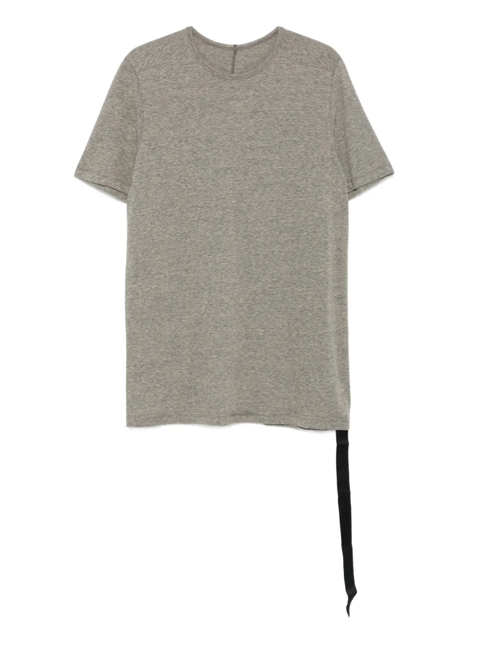 Rick Owens DRKSHDW Katoenen T-shirt met gestrikte zijkant Grijs